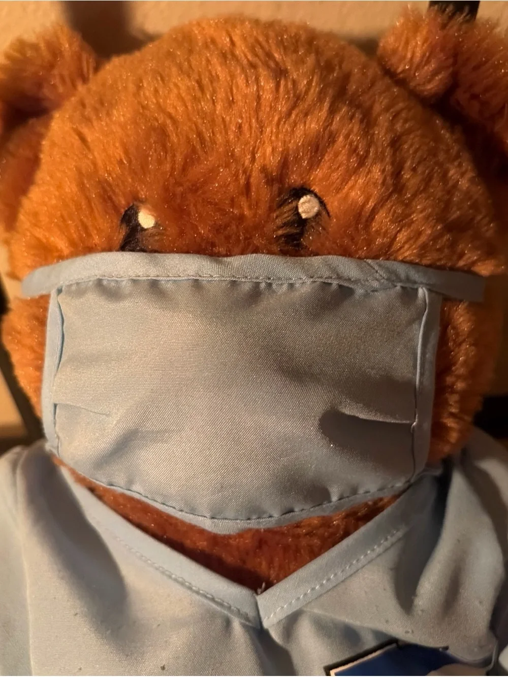 Build-A-Bear  Brown Faux Fur Bear with Doctor outfit